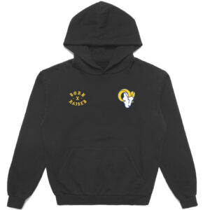 Los Angeles Rams Born x Raised Black Pullover Hoodie Los Angeles Rams Born x Raised Black Pullover Hoodie