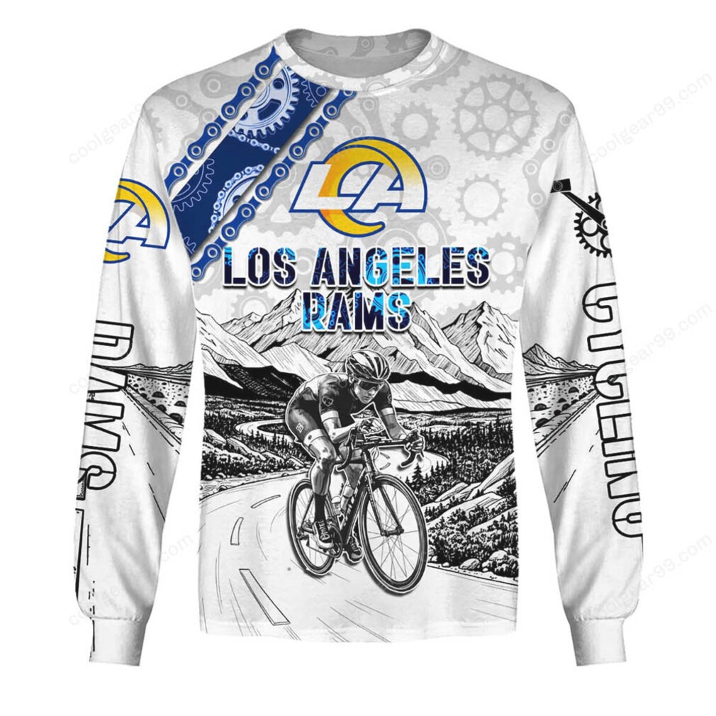Los Angeles Rams Cycling Gear Long Sleeve T Shirt & Hoodie Los Angeles Rams Cycling Gear Long Sleeve T Shirt & Hoodie