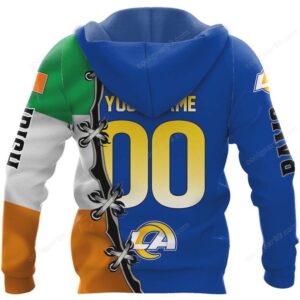 Los Angeles Rams Irish Heritage Fan Gear Hoodie