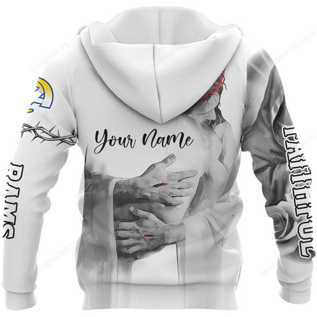 Los Angeles Rams Jesus Crown of Thorns T Shirt Los Angeles Rams Jesus Crown of Thorns T Shirt