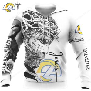 Los Angeles Rams Jesus Crown of Thorns T Shirt