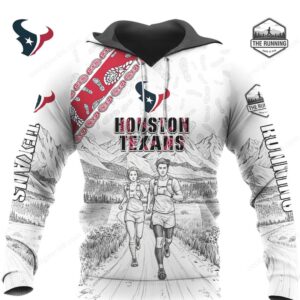 Houston Texans 'Born To Run' Performance Running NFL Flag Hoodie