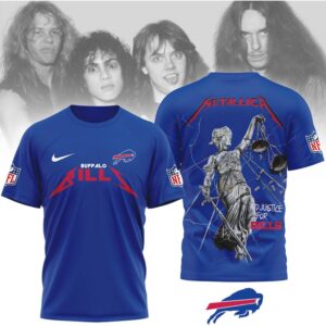 Metallica x Buffalo Bills And Justice for Bills T Shirt Metallica x Buffalo Bills And Justice for Bills T Shirt