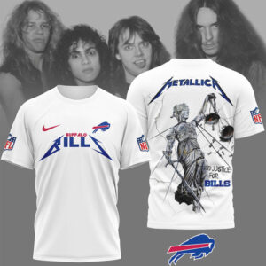Metallica x Buffalo Bills And Justice for Bills T Shirt