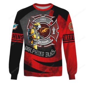Miami Dolphins 1965 Commemorative Firefighter Gear Shirt Miami Dolphins 1965 Commemorative Firefighter Gear Shirt