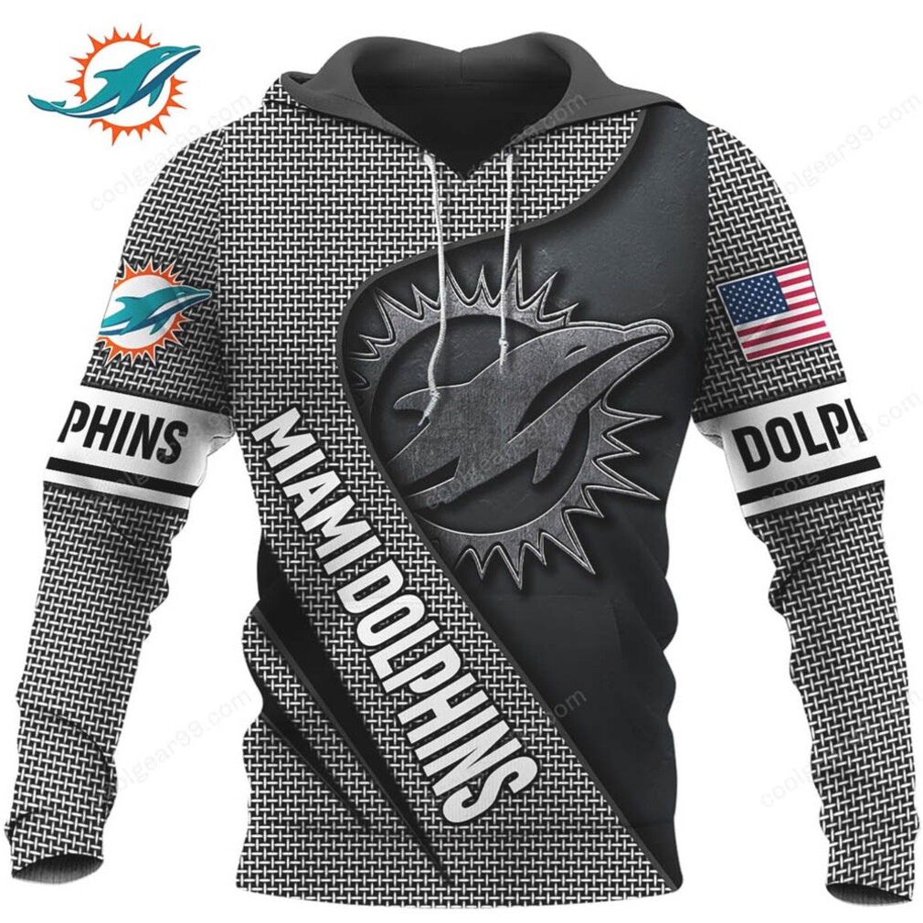 Miami Dolphins Custom Name and Number Hoodie and Long Sleeve Shirt Miami Dolphins Custom Name and Number Hoodie and Long Sleeve Shirt