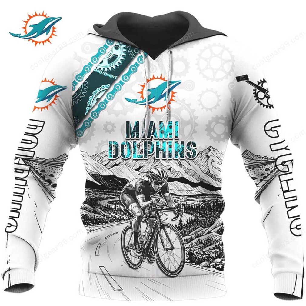 Miami Dolphins Cycling Performance Hoodie and Shirt Miami Dolphins Cycling Performance Hoodie and Shirt