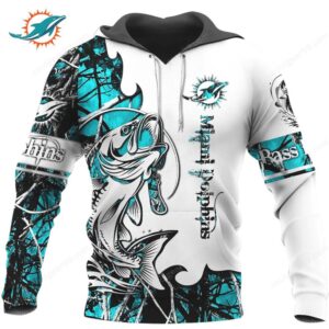 Miami Dolphins Fishing Apparel White & Teal Camo Hoodies and Long Sleeve Shirts
