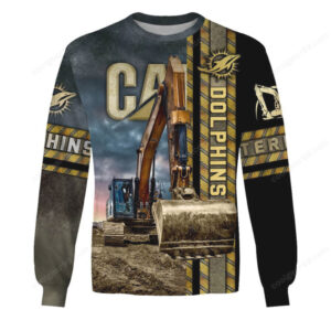 Miami Dolphins Heavy Duty Fandom Excavator Hoodie Miami Dolphins Heavy Duty Fandom Excavator Hoodie