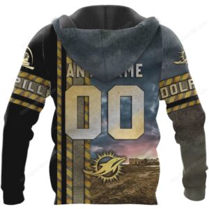 Miami Dolphins Heavy Duty Fandom Excavator Hoodie