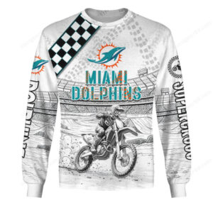Miami Dolphins Motocross Apparel Collection Hoddie Miami Dolphins Motocross Apparel Collection Hoddie