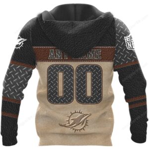 Miami Dolphins Nike Brown Salute To Service Club Pullover Hoodie