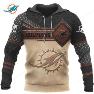 Miami Dolphins Nike Brown Salute To Service Club Pullover Hoodie