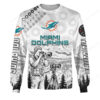 I Bleed Dolphins Green & Orange Apparel Collection Shirt I Bleed Dolphins Green & Orange Apparel Collection Shirt