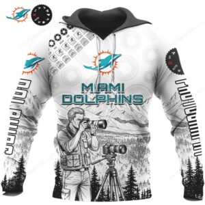 Miami Dolphins Photographer Themed Hoodie and Long Sleeve Shirt