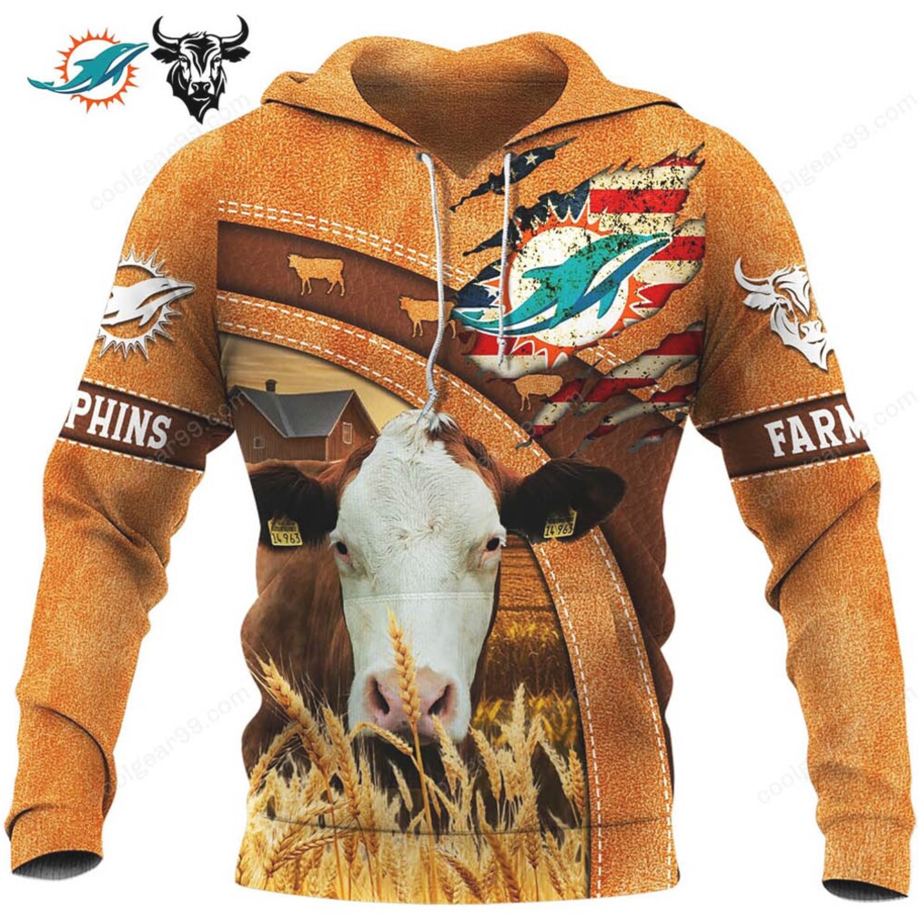 Miami Dolphins x Farmer Limited Edition Hoodie Miami Dolphins x Farmer Limited Edition Hoodie