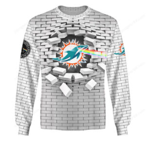 Miami Dolphins x Pink Floyd The Wall Apparel Miami Dolphins x Pink Floyd The Wall Apparel