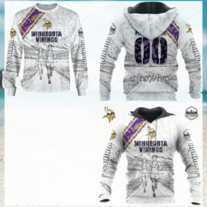 Minnesota Vikings ‘Born to Run’ Performance Apparel Hoodie Minnesota Vikings ‘Born to Run’ Performance Apparel Hoodie