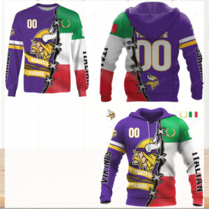Minnesota Vikings Italian Heritage Fan Hoodie