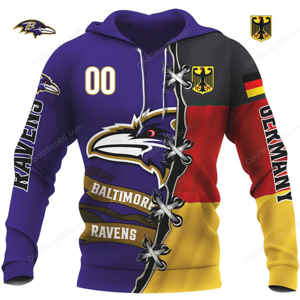 NFL Baltimore Ravens Deutschland Collection Hoddie NFL Baltimore Ravens Deutschland Collection Hoddie