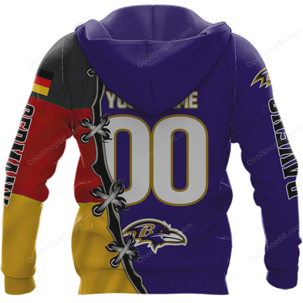 NFL Baltimore Ravens Deutschland Collection Hoddie NFL Baltimore Ravens Deutschland Collection Hoddie