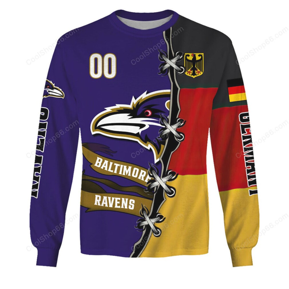 NFL Baltimore Ravens Deutschland Collection Hoddie NFL Baltimore Ravens Deutschland Collection Hoddie