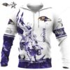 Baltimore Ravens Mexican Heritage All Over Print Pullover Hoodie Baltimore Ravens Mexican Heritage All Over Print Pullover Hoodie