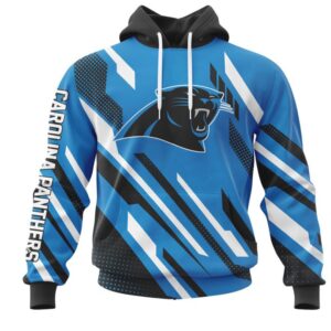 NFL Carolina Panthers Custom Name Number MotoCross Concept Unisex Pullover Hoodie