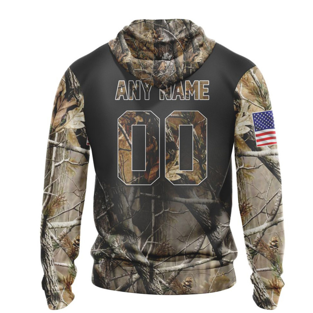 NFL Carolina Panthers Custom Name Number Realtree Hunting Pullover Hoodie NFL Carolina Panthers Custom Name Number Realtree Hunting Pullover Hoodie