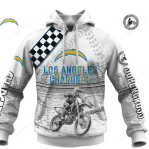 NFL Chargers Themed Motocross Hoodie