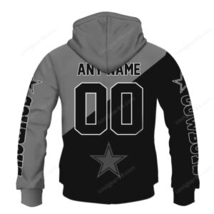 NFL Dallas Cowboys Star Logo Contrast Color Hooded Hoddie