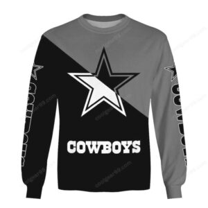 NFL Dallas Cowboys Star Logo Contrast Color Hooded Hoddie