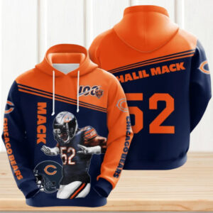 NFL Football Chicago Bears Player Khalil Mack Hoodie