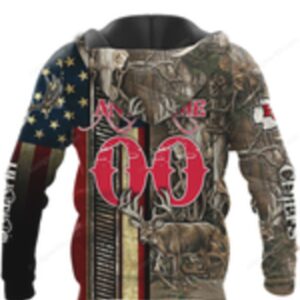NFL Kansas City Chiefs American Flag Camo Hoodie NFL Kansas City Chiefs American Flag Camo Hoodie