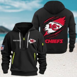 NFL Kansas City Chiefs Custom Name Appare Logo Hoodie NFL Kansas City Chiefs Custom Name Appare Logo Hoodie