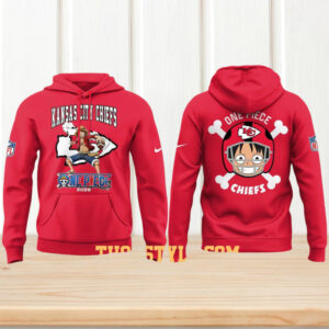 NFL Kansas City Chiefs & One Piece Anime Fan Hoodie