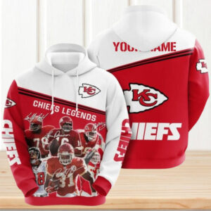 NFL Kansas City Chiefs Player Autograph Graphic Hoodie