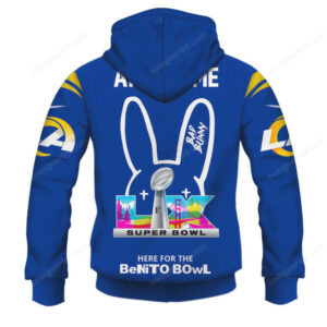 NFL LA Rams x Bad Bunny Collaboration Fan Apparel NFL LA Rams x Bad Bunny Collaboration Fan Apparel