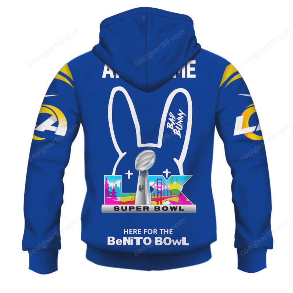 NFL LA Rams x Bad Bunny Collaboration Fan Apparel NFL LA Rams x Bad Bunny Collaboration Fan Apparel