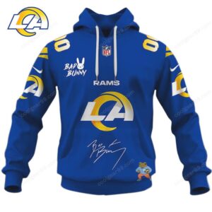NFL LA Rams x Bad Bunny Collaboration Fan Apparel