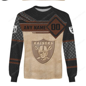 NFL Las Vegas Raiders Iron Leather NFL Design