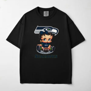 NFL Seattle Seahawks T Shirt Betty Boop Football Tshirt NFL Seattle Seahawks T Shirt Betty Boop Football Tshirt