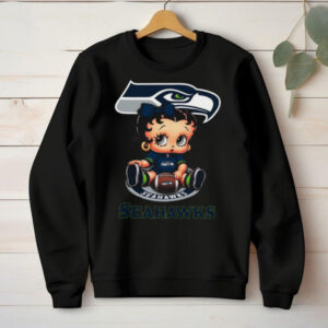 NFL Seattle Seahawks T Shirt Betty Boop Football Tshirt