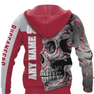 NFL Tampa Bay Buccaneers Fan Skull Hoodie