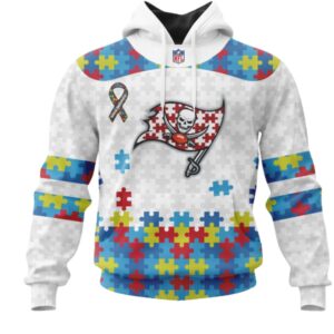 NFL Tampa Bay Buccaneers Personalized Puzzle Piece Hoodie