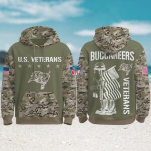 NFL Tampa Bay Buccaneers Salute to Service Veterans Camo Hoodie