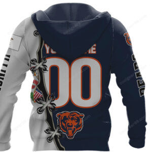 Navy and White Chicago Bears Legacy Apparel NFL Hoodie Navy and White Chicago Bears Legacy Apparel NFL Hoodie