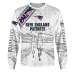 New England Patriots Born to Run Long Sleeve Hoddie