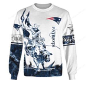 New England Patriots Bull Rider Graphic Hoddie