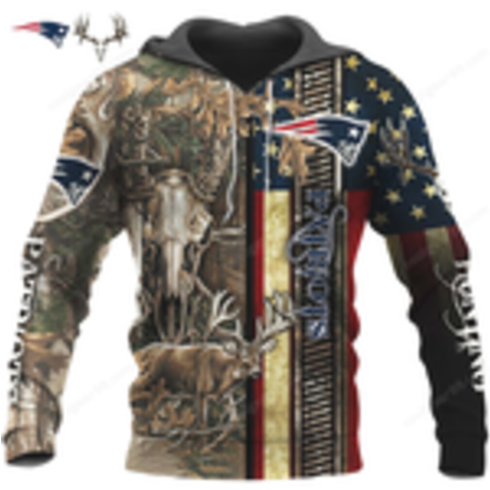 New England Patriots Camo Deer Hunting Hoddie New England Patriots Camo Deer Hunting Hoddie